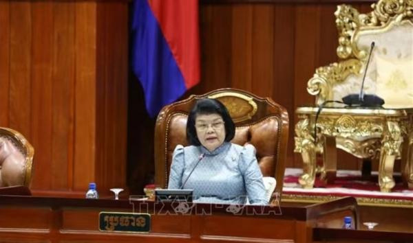 柬埔寨国会主席与马来西亚议长举行会谈