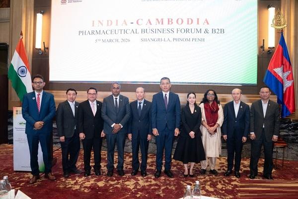 印度制药企业与柬埔寨勋爵协会探讨合作机会