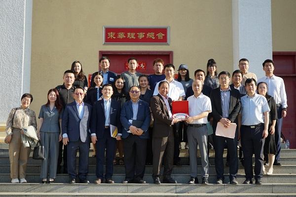 山东省企业代表团拜访柬华理事总会