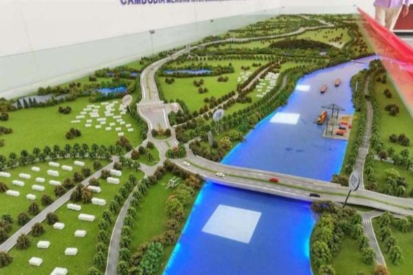 中企承建湄公河特大桥进度超五成