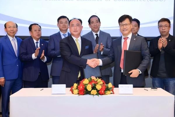 柬埔寨总商会与韩国商会签署备忘录 深化经贸投资合作